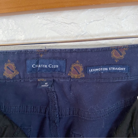 Charter Club Lexington Straight Leg Pant - Picture 3 of 3